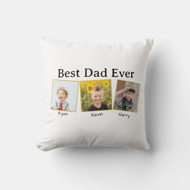 Almofada Best Dad Ever (Frente)