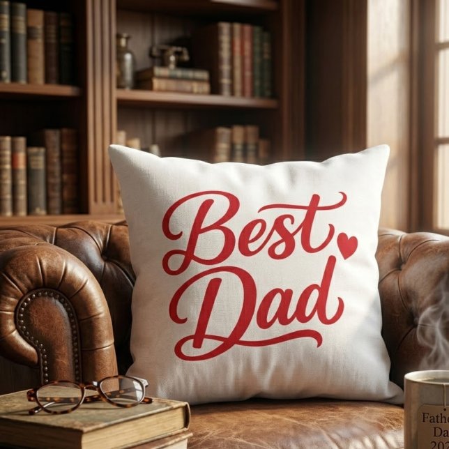 Almofada Best Dad Ever Gift Tee (Criador carregado)