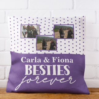 Almofada Best friends 3 photos on Throw Pillow
