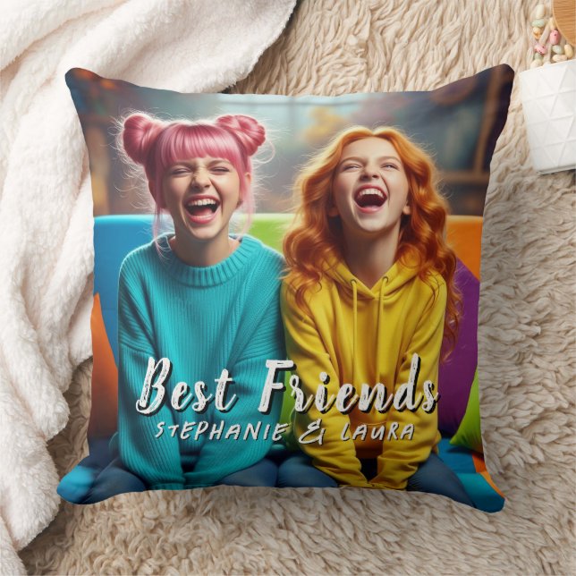 Almofada Best Friends Funny  (Cobertor)
