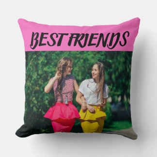 ALMOFADA BEST FRIENDS HOT PINK CUSTOM PILLOW
