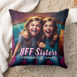 Almofada Best Friends Twin Sisters Funny 