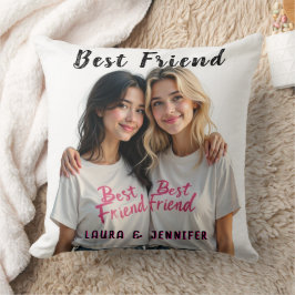 Almofada Best Friends With inspirational Quote