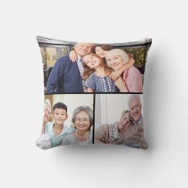 Almofada Best Grandparents Ever 6 Photo Collage Custom