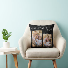 Almofada Best Mom Ever Photos Heart Mothers Day Gifts