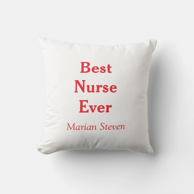 Almofada Best nurse ever medical professional paramedical d (Frente)