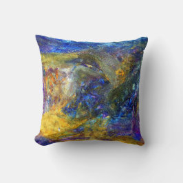 Almofada Besta Azul em Execução