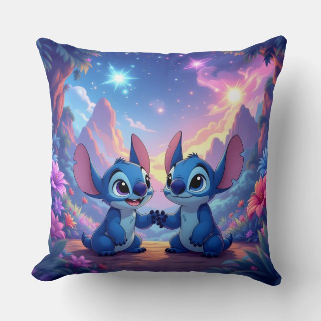 Almofada Beste Freunde fürs Leben – Lilo & Stitch   (Frente)