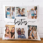 Almofada Besties Amigos 6 Colagem de Fotografias Keepsasasa<br><div class="desc">Celebre a sua amizade com o Travesseiro decorativo de Keepsasasak da Colagem de Fotos Besties Amigos 6. Este travesseiro personalizado apresenta uma bela colagem organizada de seis fotos prezadas, capturando momentos inesquecíveis com seus amigos. Feito com materiais de alta qualidade, adiciona um toque na moda e sentimental a qualquer espaço,...</div>