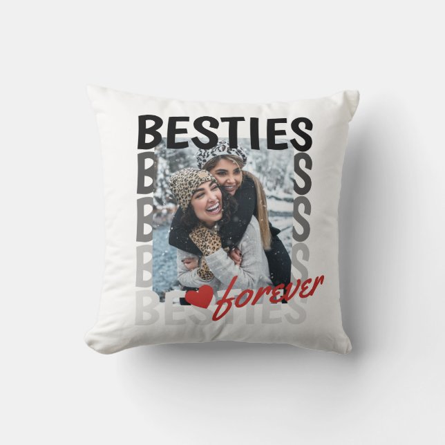 Almofada Besties Bonitas Para Sempre A Tipografia (Frente)