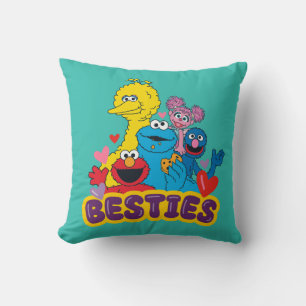 Almofada Besties De Namorados Da Rua Sésamo