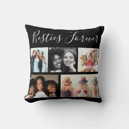 Almofada "Besties Para Sempre Cinco Fotografias Collage
