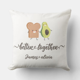 Almofada BetterTogether Avocado & Toast Personalized pillow