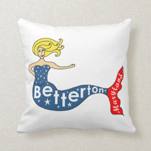 Almofada Betterton, sereia de Maryland
