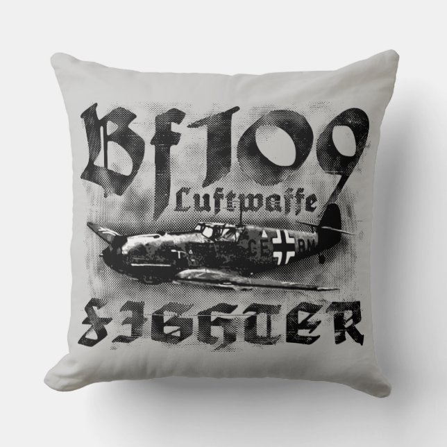 Almofada Bf 109 Travesseiro decorativo De Algodão Do Nível  (Frente)