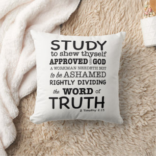 Almofada Bíblia 2 Timothy 2:15