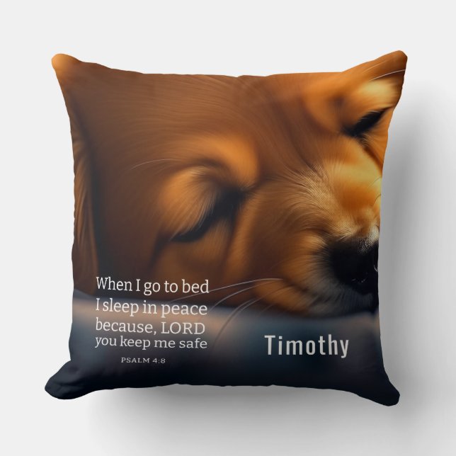 Almofada Bíblia de puppy (Frente)