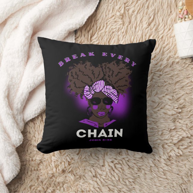 Almofada Bíblia Verso Travesseiro decorativo Para Mulheres  (Cobertor)