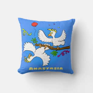 Almofada Bicatuta de pássaros engraçados