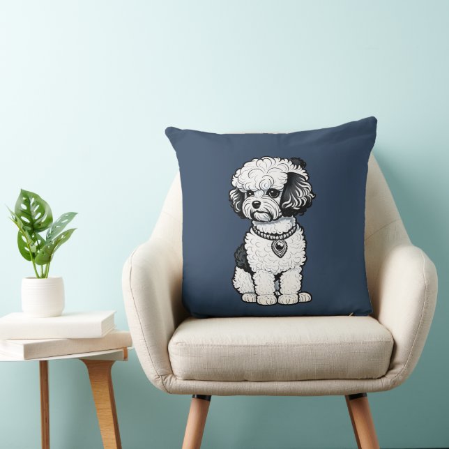 Almofada Bichon Frise (Cadeira)