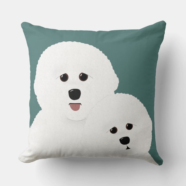Almofada Bichon Frise (Frente)