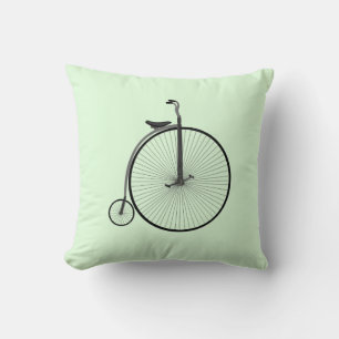 Almofada Bicicleta Antiga Penny-Farthing de Roda Alta em Ót