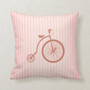 Almofada Bicicleta retro coral