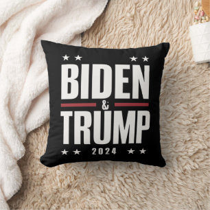 Almofada Biden Trump 2024 Eleição Divertida Presidencial VP