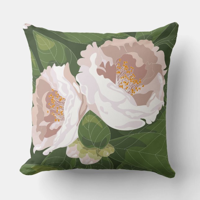 Almofada Big Bloom Camellia Charm (Frente)