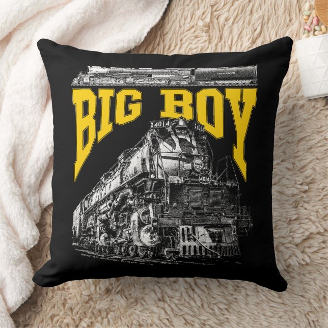Almofada Big Boy 4014 Classe 4000 da Union Pacific. Locomot (Cobertor)