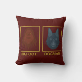Almofada Bigfoot & Dogman Pillow