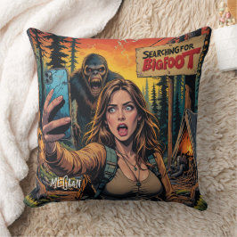Almofada Bigfoot Sasquatch Selfie