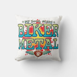 Almofada Biker Metal Soul Cushion