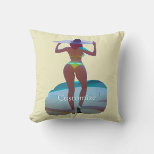 Almofada Bikini Booty Beach Girl Thunder_Cove