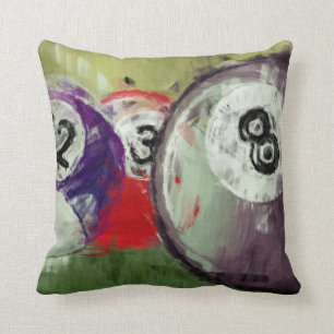 Almofada Bilhar da arte abstracta