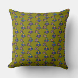 Almofada Bird & Mouse Throw Pillow