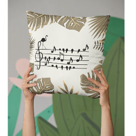 Almofada Bird Song, Flamingo