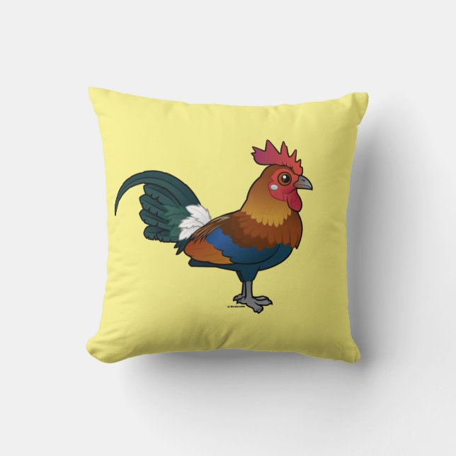 Almofada Birdorable Red Junglefowl (Frente)