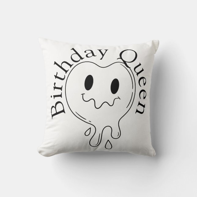 Almofada Birthday Queen (Frente)
