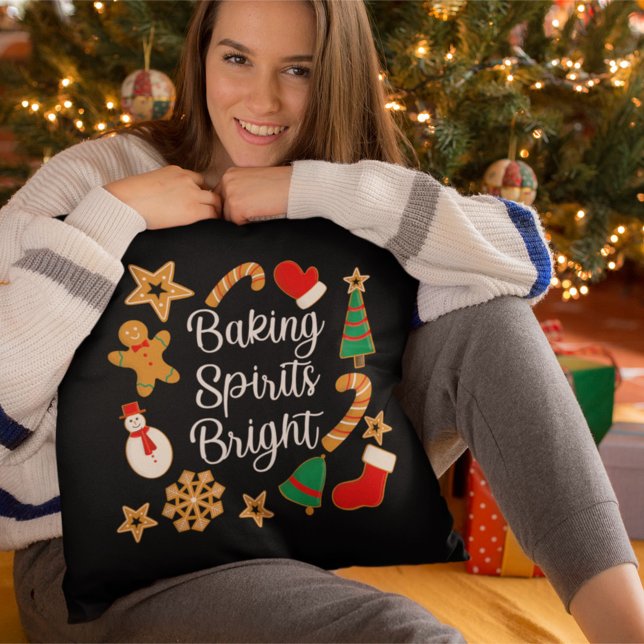 Almofada Biscoito de Natal Bright Gingercake Cookie (Criador carregado)