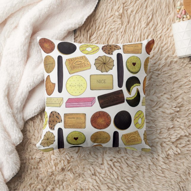 Almofada Biscoitos britânicos Pão-de-Atalho Rich Tea Digest (Cobertor)