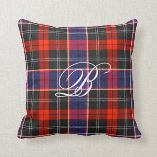 Almofada Bishop Tartan Monograma Descansar