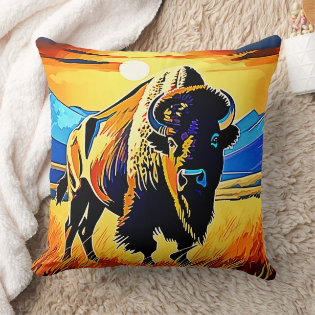 Almofada Bison Sunset Majestade Design (Cobertor)
