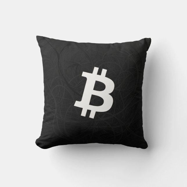 Almofada Bitcoin Neuron Black (Frente)