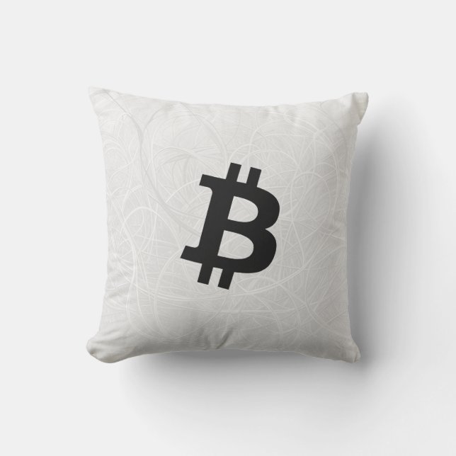 Almofada Bitcoin Neuron White (Frente)