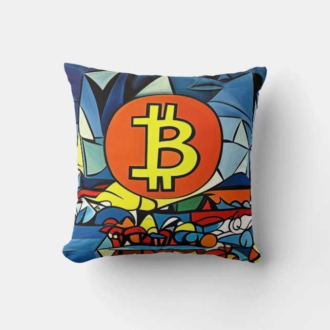 Almofada Bitmoney Art (Frente)