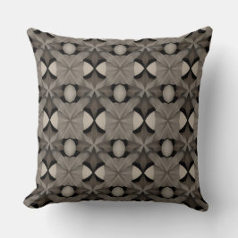 Almofada Black and White Abstract Throw Pillow