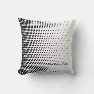 Almofada Black and white dot design fashionable pillow