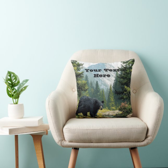 Almofada Black Bear Nature Pillow (Cadeira)