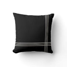 Black Deco White Stripe